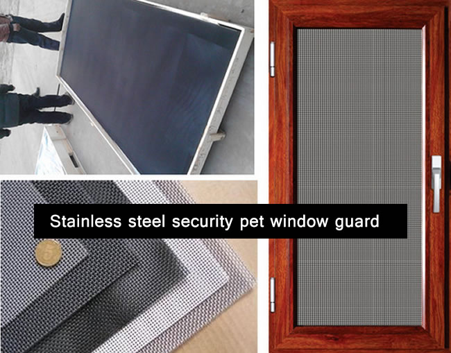 Plastic Coated Stainless Steel Pet Screen