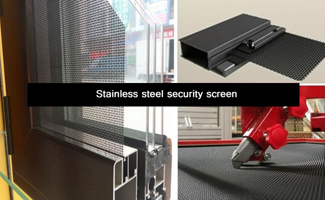 Stainless Steel 304 Security Winwo Screen