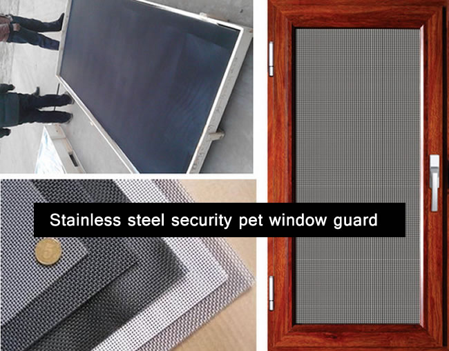 Plastic Coated Stainless Steel Pet Screen
